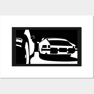 Car Silhouette Posters and Art